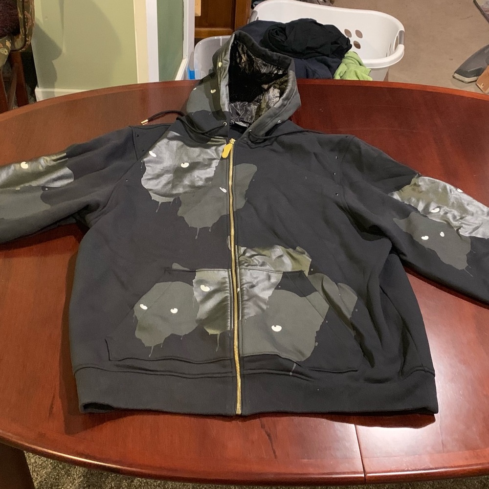 Jordan black cat jumpman collectors hoodie xxl